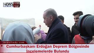 Hurbaşkanı Erdoğan Deprem Bölgesinde İncelemelerde Bulundu