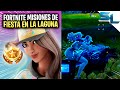 Como COMPLETAR TODAS las MISIONES DE ESCAPADA VERANIEGA FIESTA EN LA LAGUNA FORTNITE