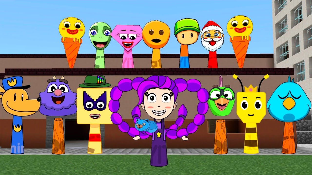 Sprunki OC Lily Lovebraids added in Minecraft PE