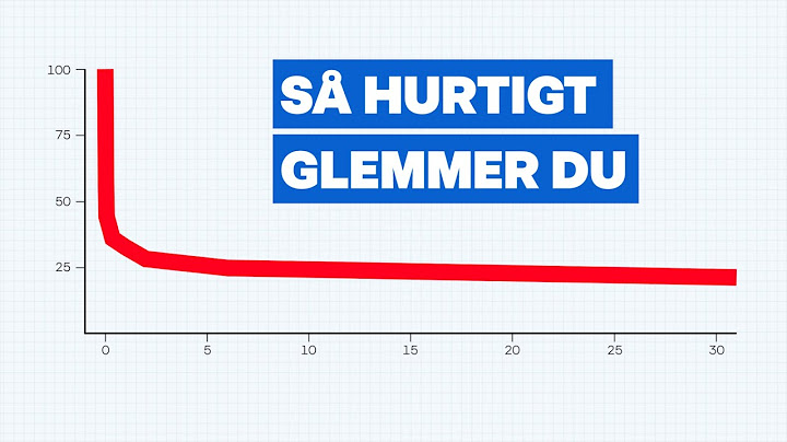 Din hjerne kan trænes til at glemme at glemme