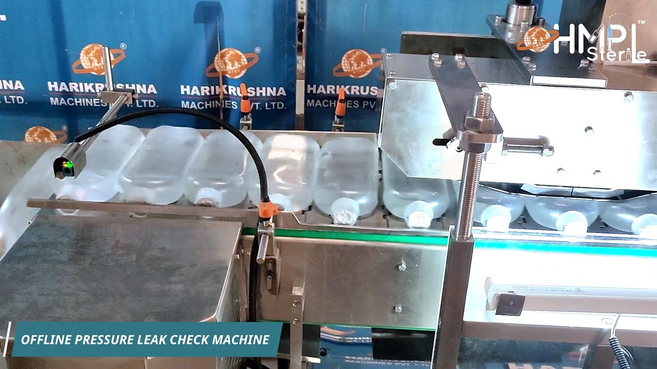 Pressure Leak Check Machine for IV Bottles/ Infusion Bottles & Bags ...