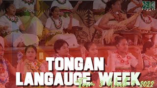 Tongan Language Week 2022 | Term 3 Week 7 | 2022
