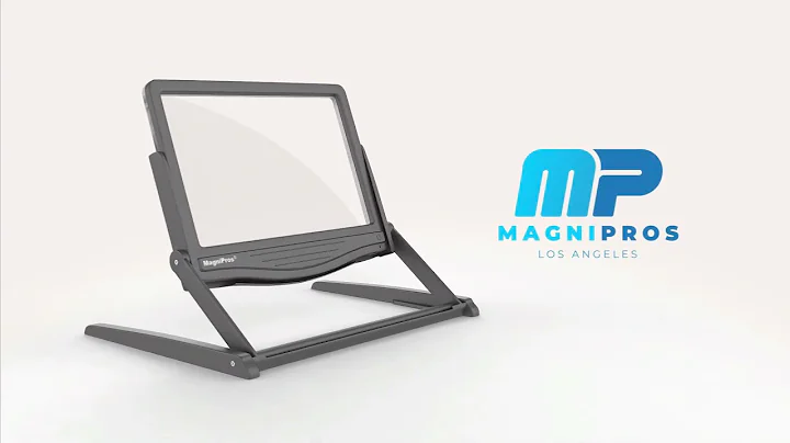 Showcasing-5X Magnipros Page Magnifier with Detachable Stand 1820+ST