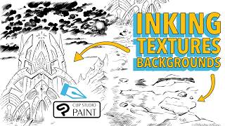 Inking Textures and Backgrounds