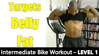 40min. Stationary Bike Workout - HIIT Bike Fat Loss Workout