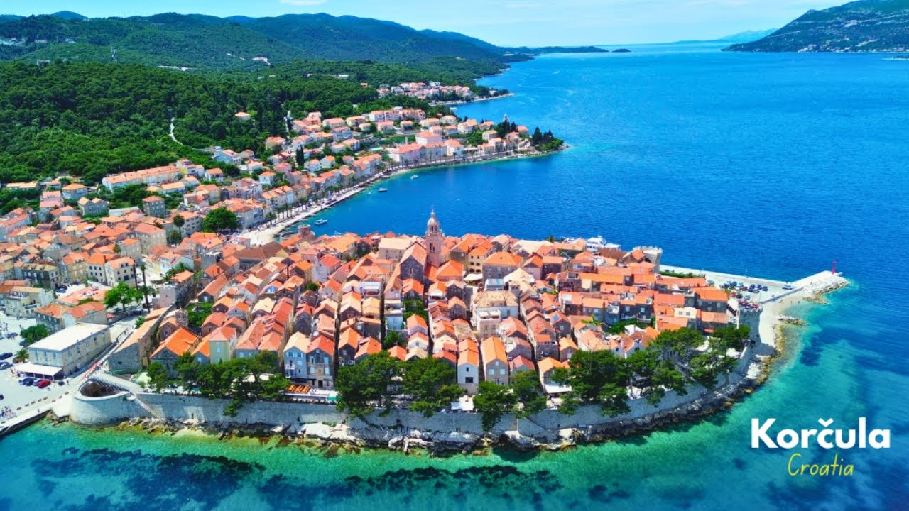 Захватывающая красота Корчулы, Хорватия 🇭🇷 Пешая экскурсия по Старому городу в 4K 2025