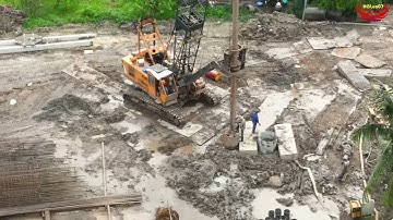 [4K] 220629 CẦU BẾN TRE 3 | TOÀN CẢNH CÔNG TRƯỜNG THI CÔNG MỐ CẦU, TRỤ CẦU, HỐ KHOAN NHỒI, KHUNG VÂY