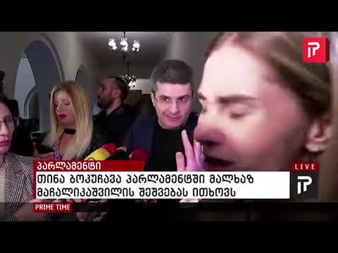 მდინარაძის და ბოკუჩავას დაპირისპირება პარლამენტში