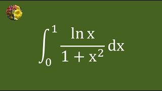 Evaluating an Integral Using a Parameter Technique
