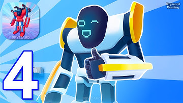 Mechangelion Robot Fighting - Gameplay Walkthrough Part 4 New Update, New Levels (iOS, Android)
