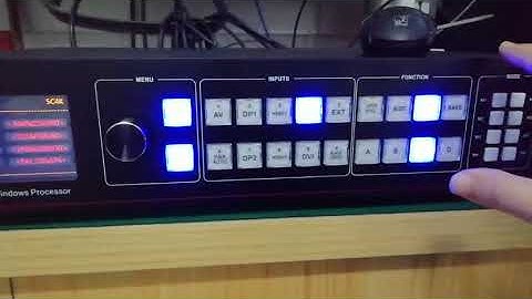 Amoonsky sc4k LED Multi-Windows Video Splicer processor 4K*2K 3840*2160@60Hz Input