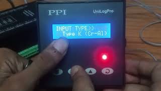 How to set a PPI unilogpro tempertaure indicator Meter for Data logger 