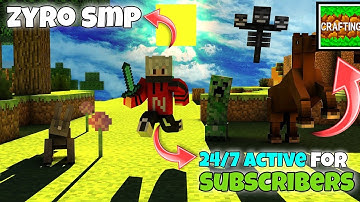 Join my Zyro Smp Now 🤩 | Public Smp | Crafting And Building | Gamer Boy Neel