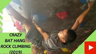 Crazy Bat Hang!! Rock Climbing (2019)