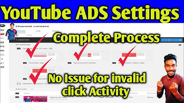 YouTube ADS Setting after Recently Monetize YouTube Channel | Complete ADS Setting Process |