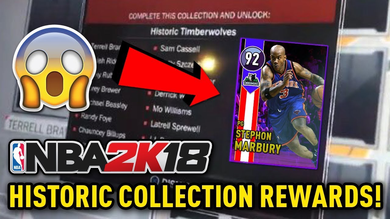 NBA 2K18 MyTEAM ALL 30 HISTORIC COLLECTION REWARDS CARDS!! *NEW CARDS IN NBA 2K18!* - YouTube