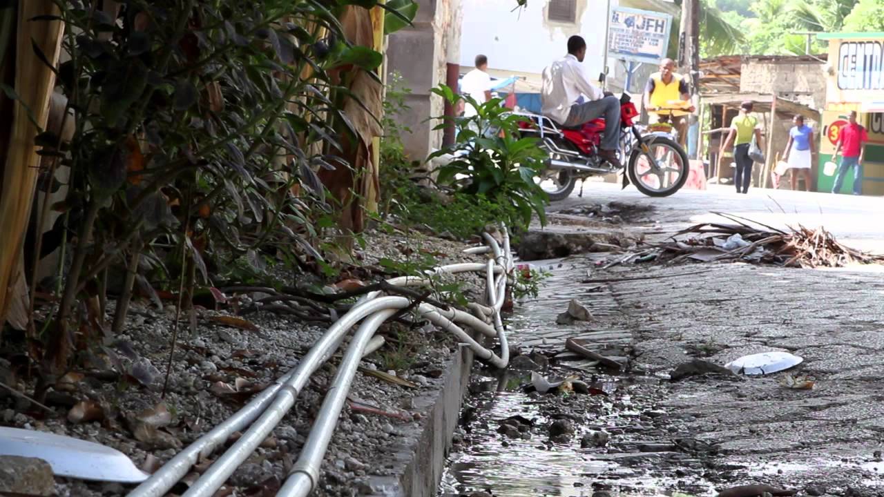 Projet d'assainissement à petit Goave en Haïti