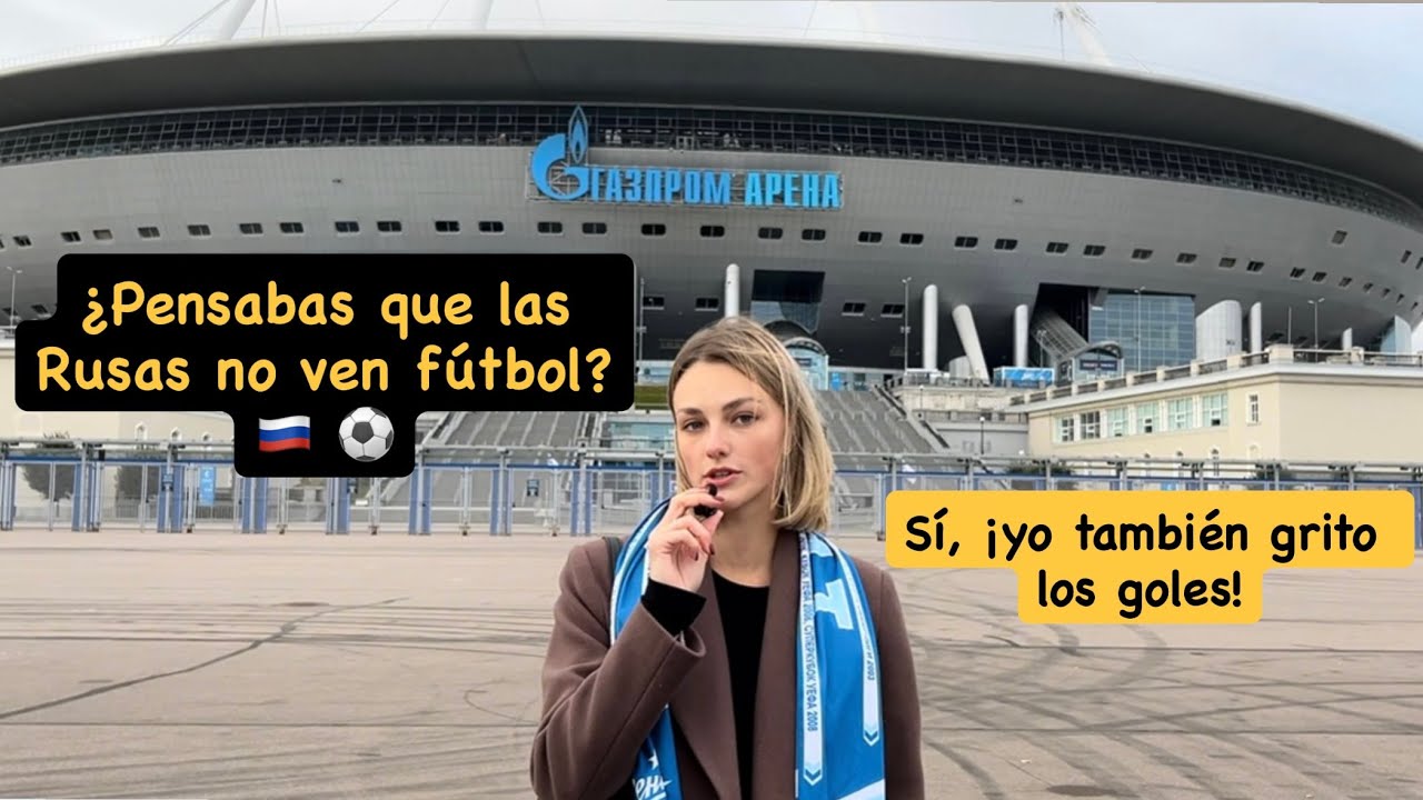 A las RUSAS TAMBIÉN NOS GUSTA EL FÚTBOL ⚽️ 🇷🇺