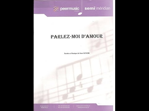 ['PDF'] PARLEZ-MOI D'AMOUR Piano/Chant (sheet music) - YouTube