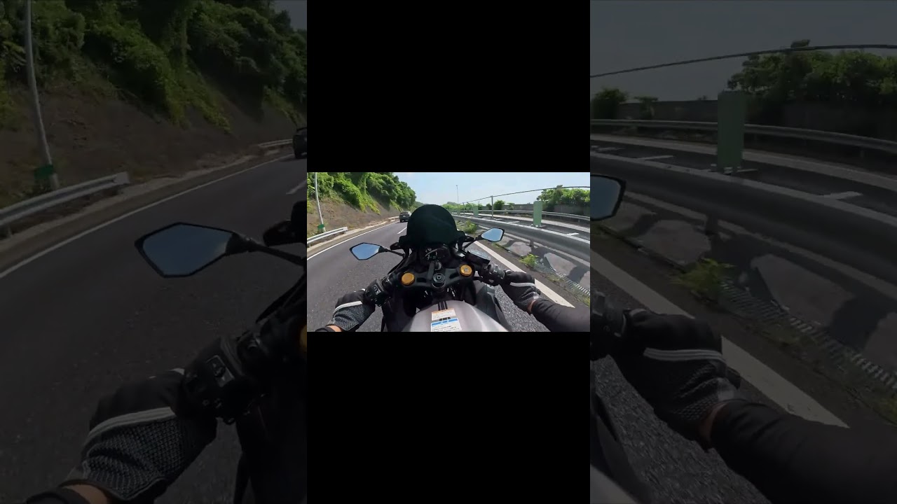ZX-4R】4気筒の音を高速で楽しむ。#shorts - YouTube