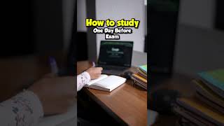 How To Study One Day Before Exam Study Tips For Exam Preparation