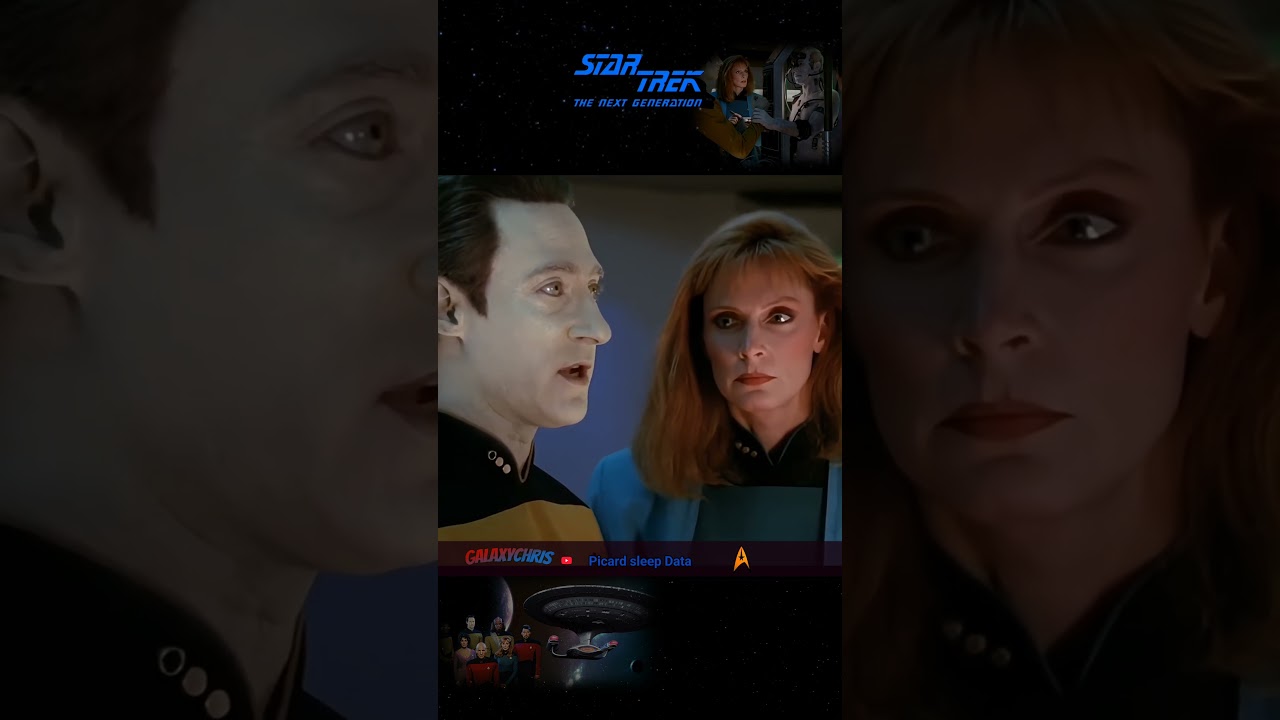 Picard sleep Data: Star Trek TNG Season 4 Episode 1 