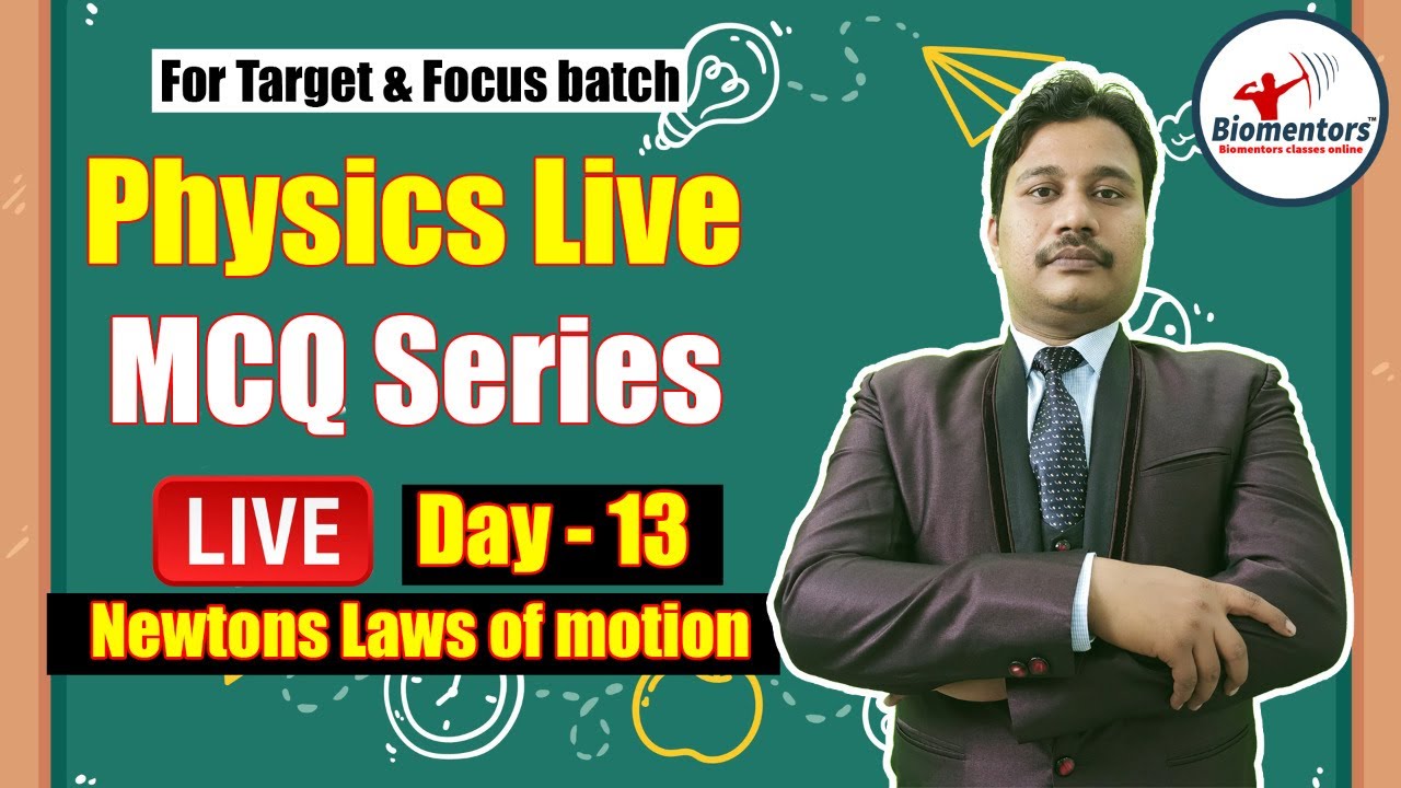 Newton’s laws of motion -2 | Let’s Solve Together | Physics MCQ ...