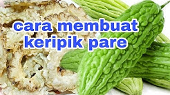 Daftar Resep Masak Keripik Pare Tutorial Kreasi Kain 