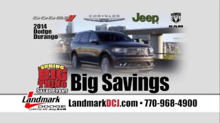 The Spring BIG Thing Sales Event at Landmark Dodge Chrysler Jeep Ram