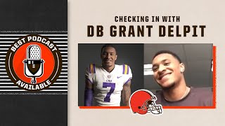 Checking in with Rookie DB Grant Delpit | Best Podcast Available
