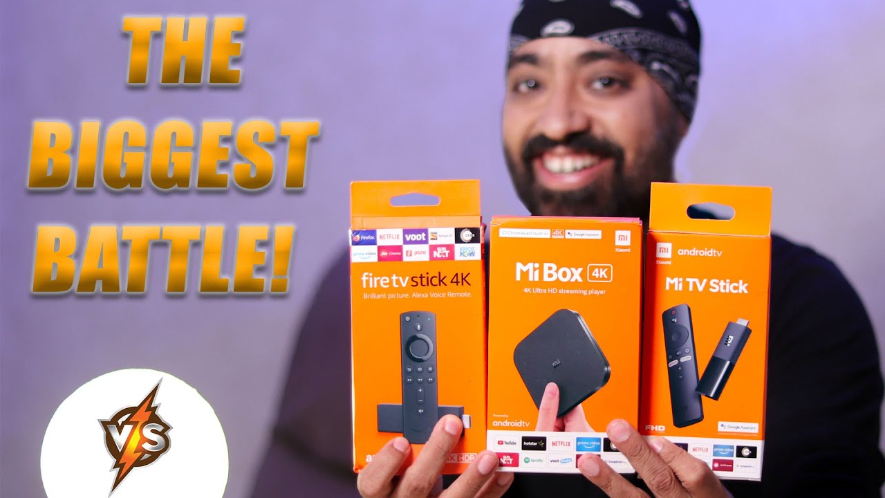 COMPARISON - Mi TV Stick vs Mi Box 4K vs Amazon Fire TV Stick - Best Streaming Device 