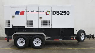2007 MTU DS250 200 kW rental grade diesel generator, John Deere 6068HF485 EPA Tier 3 eng CSDG # 3610