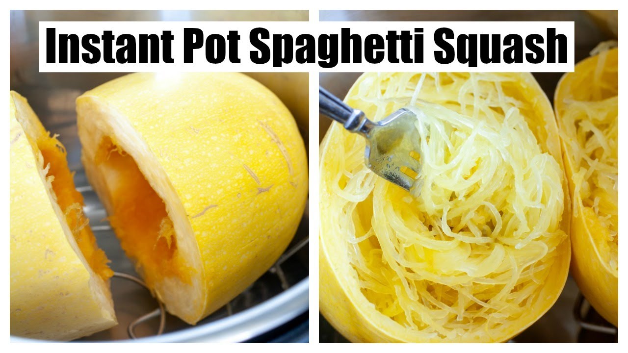 Instant Pot Spaghetti Squash// How to cook spaghetti squash in Instant ...