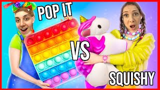 TikTok Pop it vs Squishy Takas Challenge! **Trading Fidget Toys Poo It Challenge ** Dobişko Tv