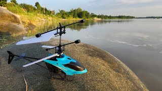 RC Helicopter Flying | Exceed Helicopter Dual mode control flight Unboxing and review
