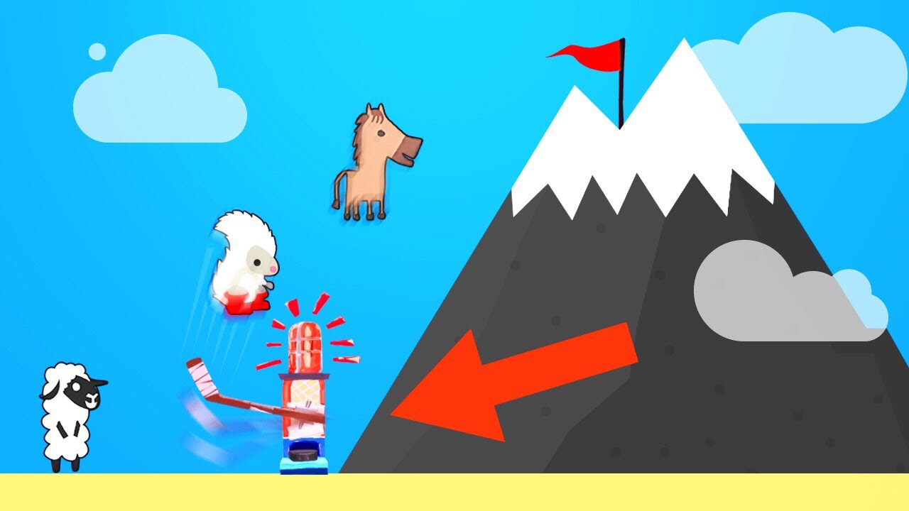 FIRST PERSON TO GET TO THE TOP WINS! (Ultimate Chicken Horse)