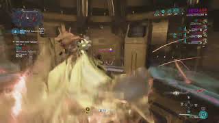 Warframe dance party in battle