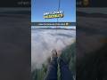 Ziplining right into a cloud 🤯