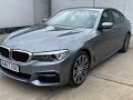 17&#39;67 BMW 530e M-Sport Saloon finished in Bluestone Metallic