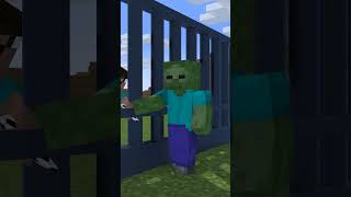 Bad Zombie Not Help Noob And Dog - Minecraft Animation