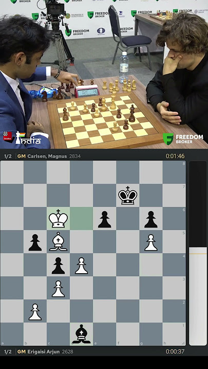 E no final da partida, os deuses colocaram Carlsen!