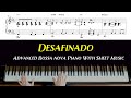 Desifinado - Advanced Bossa nova piano arrangement with sheet music