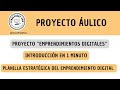 18-7-Introducción en 1 minuto sobre la Planilla Estratégica de Emprendimiento Digital.