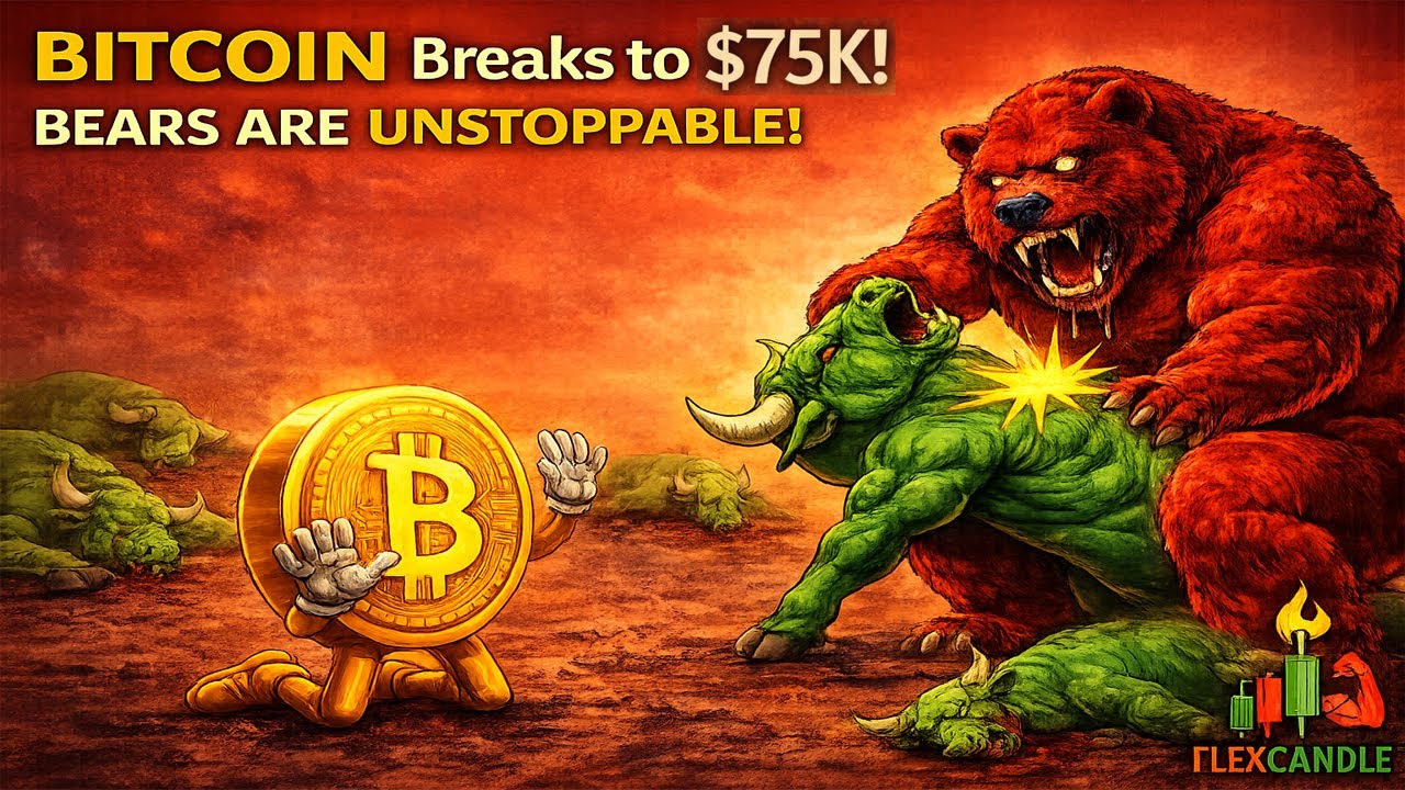 Bitcoin Crashes to $75K — Why I Think $35K BTC Is Possible EP. 277 