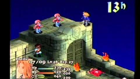 FFT Solo Ramza Challenge - Part 29 At the gate of Riovanes Castle (Final Fantasy Tactics)