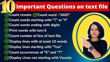 PROGRAMS on Text Files | Important Questions | CBSE Class 12 Computer Science 🔥