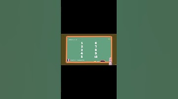 ✨ Animated Blackboard Brimming with Words and Numbers!  ️#LearnFrench #FrenchForBeginners