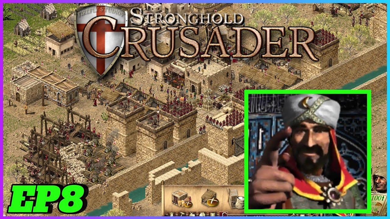 1 VS Saladin "The Wise" - Stronghold Crusader - EPIC Strategy Gameplay - PART 1