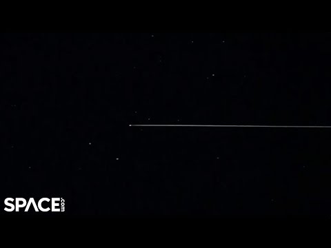 Hayabusa2 capsule fireball streaks across night sky during re-entry