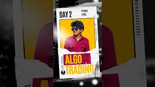 Day 2 of creating algo trading platform  tech stack #python #trading ng